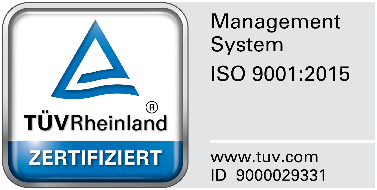 TÜV Rheinland — ISO 9001:2015